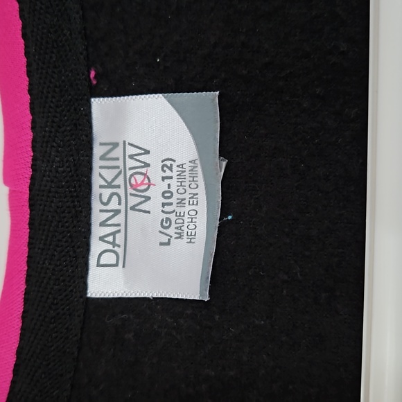 Girls Danskin Now Size Large 10-12 Zippered Jacket with Hood Pockets T11 - Picture 2 of 6
